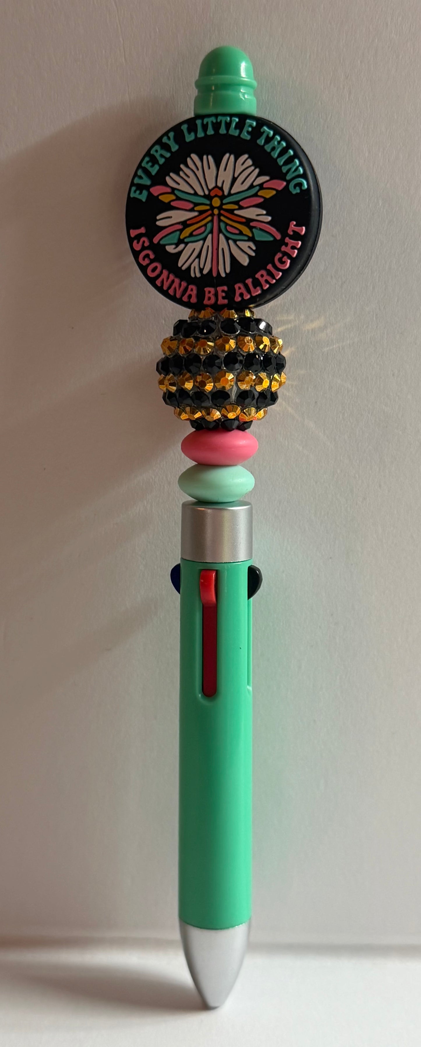 Beaded Pen Multi color ink